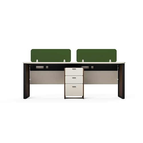 Modular Office Workstation 2 Seater Linear Sharing Neo Series Ek Design