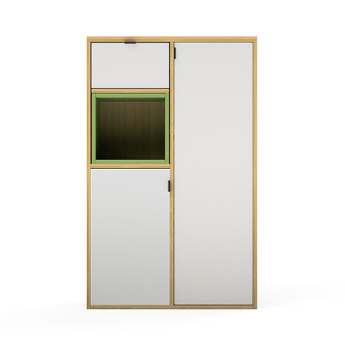 Modular Office Side Storage Storage Low Height Storage Cabinet Open cabinet Open Storage Prime Series Ek Design