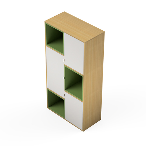 Modular Office Side Storage Storage Medium Height Storage Cabinet Open cabinet Open Storage Prime Series Ek Design