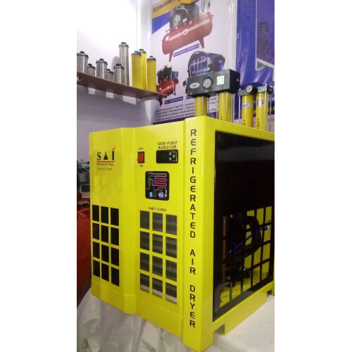 Electric Refrigerated Air Dryer - Color: Yellow & Black