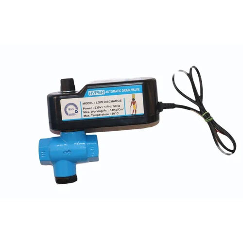 Compact Filters Timer Drain Valve - Color: Blue