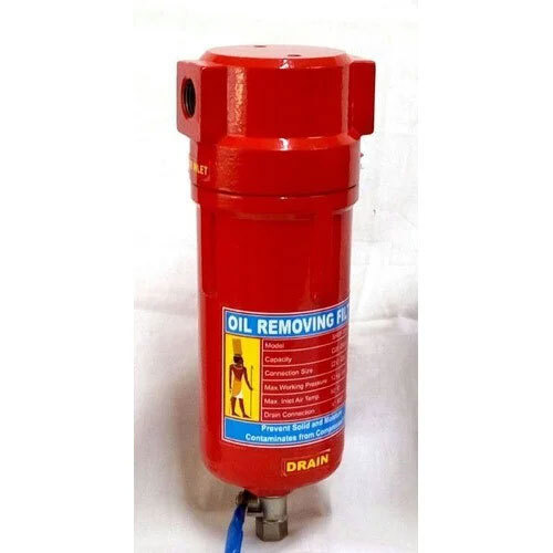 Hyper Series Oil Removing Filter - Color: Red