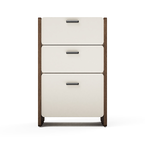 Modular Office Pedestal Storage 3 Drawer Open Storage Neo Series Ek Design - Artwork: Handmade