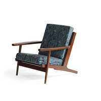 Solid Wood Arm Chair - Teakwood Material, Handmade Modern Design | Indian Style, Versatile For Home And Office Use