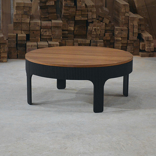 Wooden Centre Table Wooden Coffee Table Strip Legs - General Use: Indoor Furniture