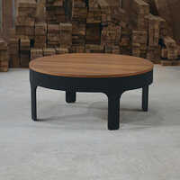Wooden Centre Table Wooden Coffee Table Strip legs