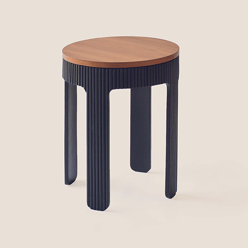 Wooden Side Table Wooden Coffee Table Strip Legs - Artwork: Handmade