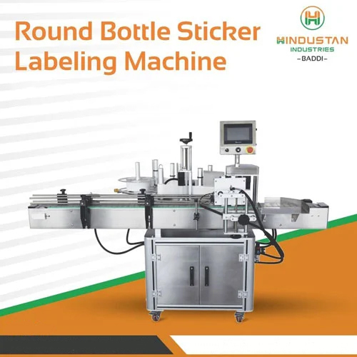 Round Bottle Sticker Labeling Machine - Automatic Grade: Semi Automatic