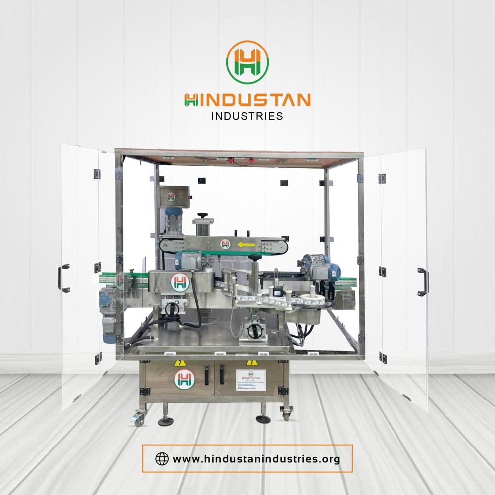 Wrap Around Labeling Machine - Mild Steel, Semi Automatic, Electric Drive | 5-Year Warranty, Frequency Speed Control, High Efficiency