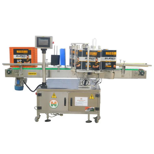 Automatic Double Side Sticker Labeling Machine For Battery - Feature: High Efficiency