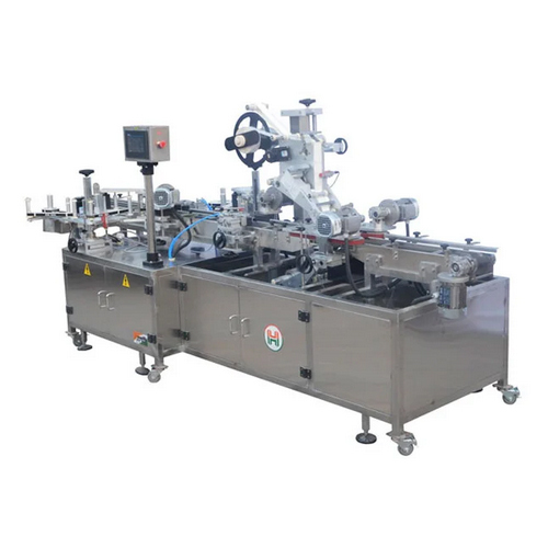 Round Bottle With Top And Bottom Sticker Labeling Machine - Automatic Grade: Semi Automatic