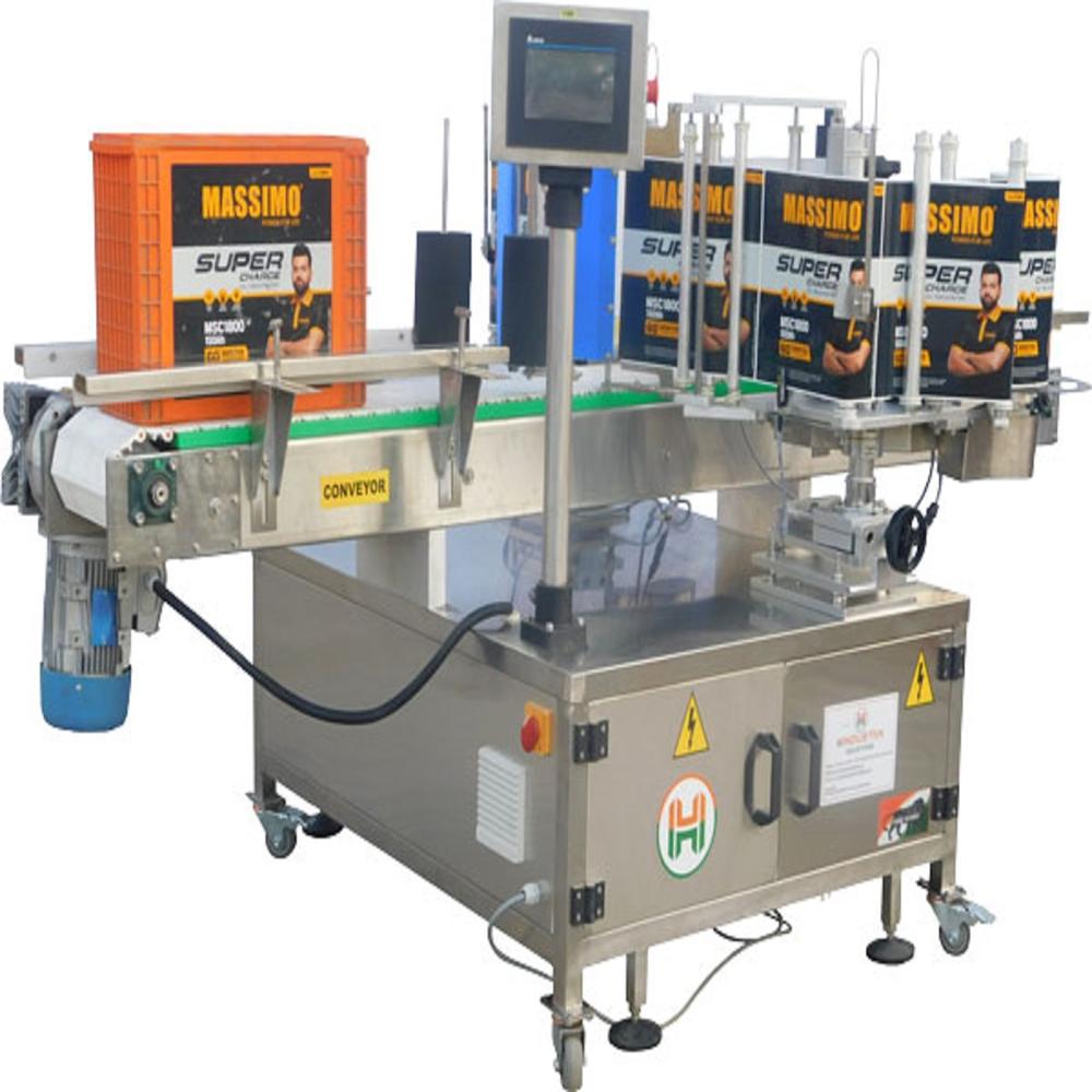 Automatic Single Side Sticker Labeling Machine For Battery - Feature: High Efficiency