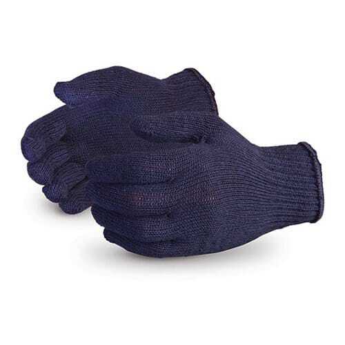 Knitted Hand Gloves - Color: Blue