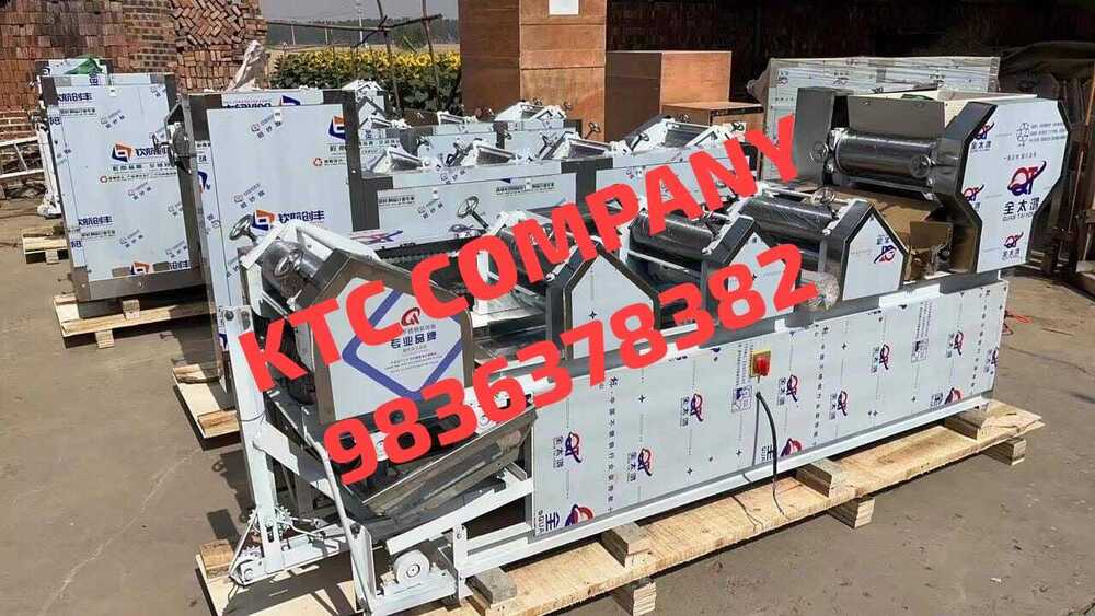 Noodles Making Machines - Stainless Steel, 200 Kg/hr Capacity, 2kw Power | Manual Control, High Efficiency, Industrial Use, Free Stand