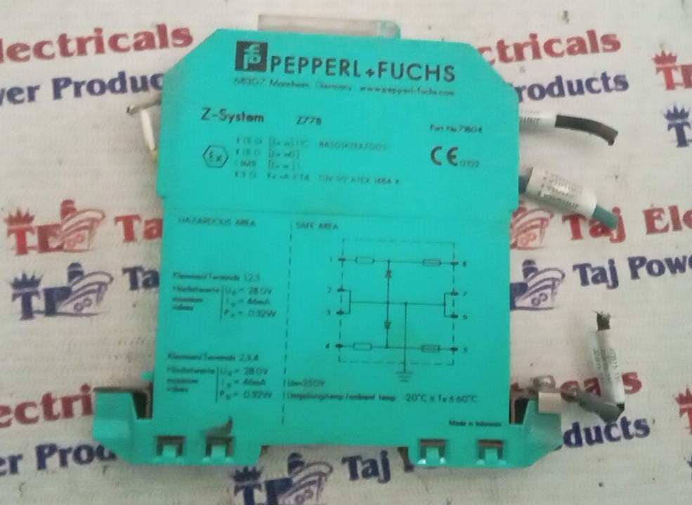 PEPPERL+FUCHS Z778 Zener Barrier