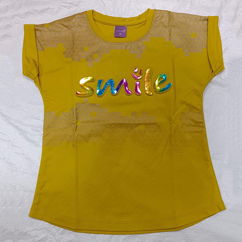 Girls Smile Printed T-Shirt