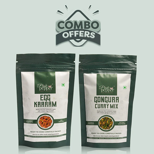 Gongura Curry Mix And Egg Kaaram Combo Set - Feature: High Quality