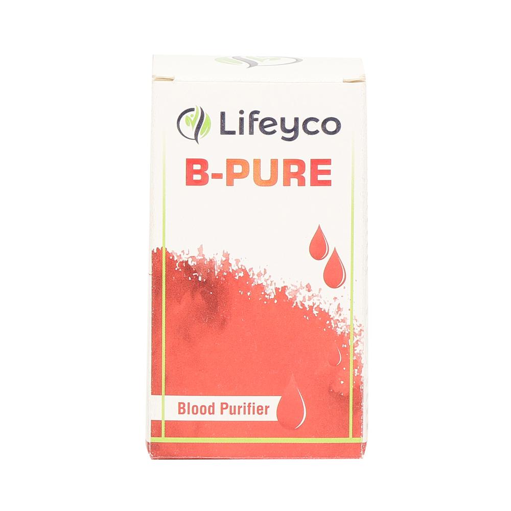 B Pure Tablet - Ayurvedic Blood Purification Formula, Supports Skin Health By Reducing Acne, Rashes, Allergies, Aging, And Hair Loss