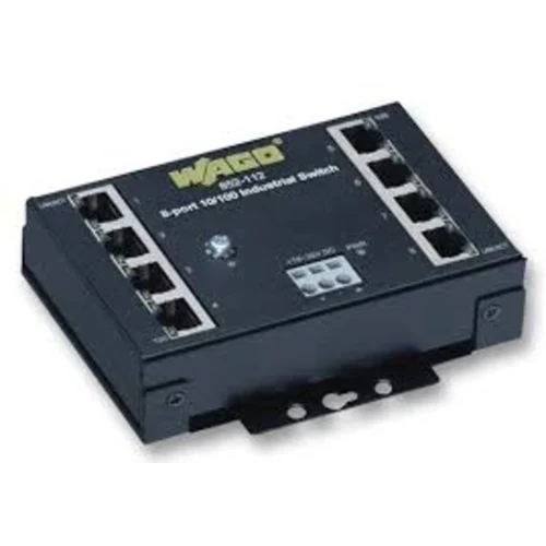 Wago 24 V Dc Ethernet Switch - Color: Black