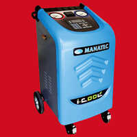 I Cool Pro 100 D - Mild Steel, 230 V Voltage | Fully Automatic Ac Gas Recycling Machine With Lcd Display, Oil Injection & Vehicle Database