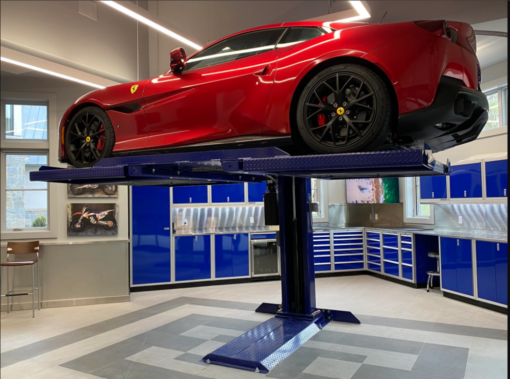 Sp04 Single Post Lift - Power Source: Electric