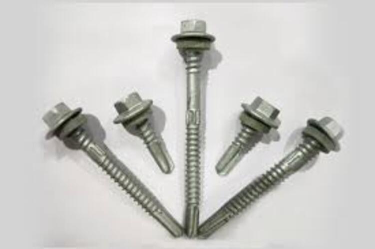 XYLAN COATED HEX HEAD SELF DRILLING SCREWS