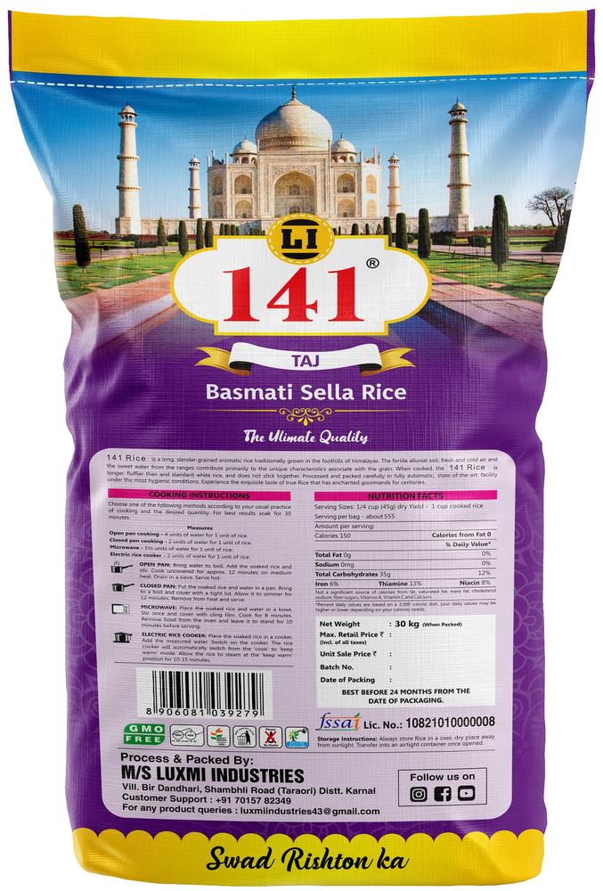 141 Taj Basmati Sella Rice