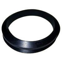 Rubber V Ring - Black Rubber, 100mm Size, 70 Shore Hardness | 70 Grams Weight, Ideal For Sealing Applications