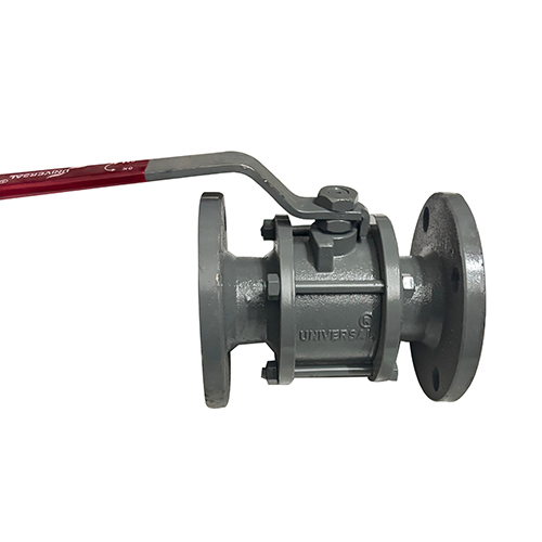Flange Ball Valve - Color: Grey