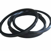 Chevron Packing Seals - Canvas Impregnated Rubber, 70mm Size, Black Color, 90 Hrc Hardness, Round Shape For Industrial Applications