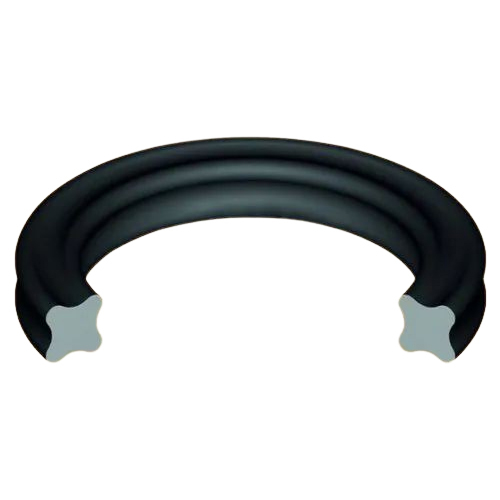 As568 Rubber Quad Ring - Color: Black