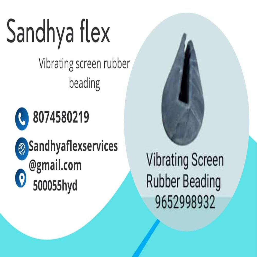 VIBRATING SCREEN RUBBER BEADING