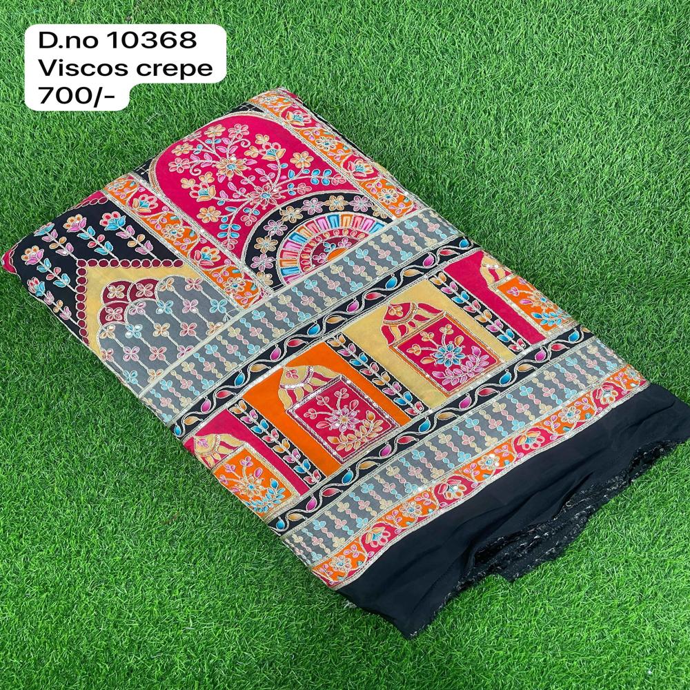 Designer Viscose Crepe Fabric