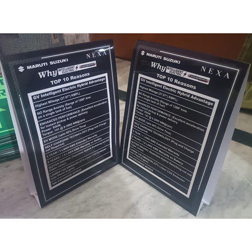 Tent Card Printing Service