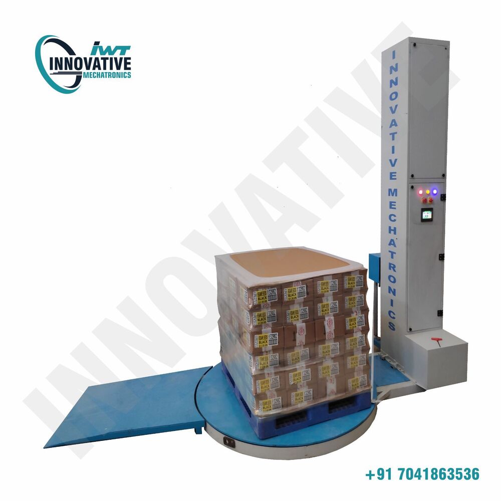 Automatic Stretch Wrapping Machine - Ms Material, 1650x3000x2500 Mm Dimensions, Standard Color | 1 Ton Capacity, Computerized Performance, 1000 Kg Weight, Versatile For Various Packaging Needs