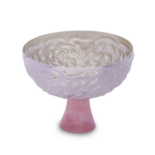 Silver Plated Brass Bowl - Material: Metal