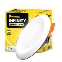 Sun King Energy-efficient 5w Recessed Led Downlights For Home & Office, Natural White - Features: Good Quality