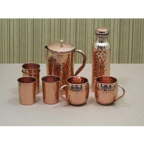 Copper Mule Mug Set - Color: Brown