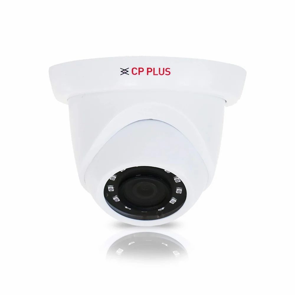Cp Plus Cctv Dome Camera - High-quality Plastic, 4 Megapixel Resolution, Night Vision | Smart Motion Detection, Weatherproof Design