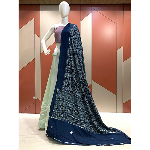Ajrak Print Morpankh Dupatta