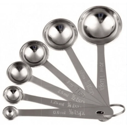 Measuring Spoon Set - Color: Silver