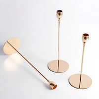Decorative Candle Stand - Brass Metal, Polished Finish, Gold Color, Plain Style With Indian Regional Touch | Elegant Decoration For Cozy Ambiance