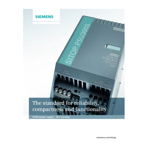 Siemens Sitop Modular Power Supply Psu - Application: Industrial