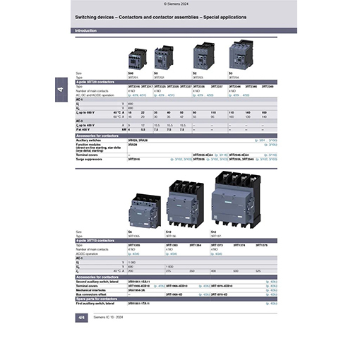 Contactor Siemens 3Rt - Max. Voltage: 230 Volt (V)