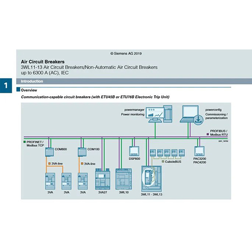 Siemens Acb Air Circuit Breaker - Max. Voltage: 220 Volt (V)