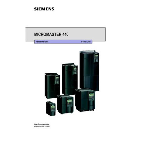 Siemens 6Se6440-2Ud21-1Aa1 Ac Drive - Color: Black