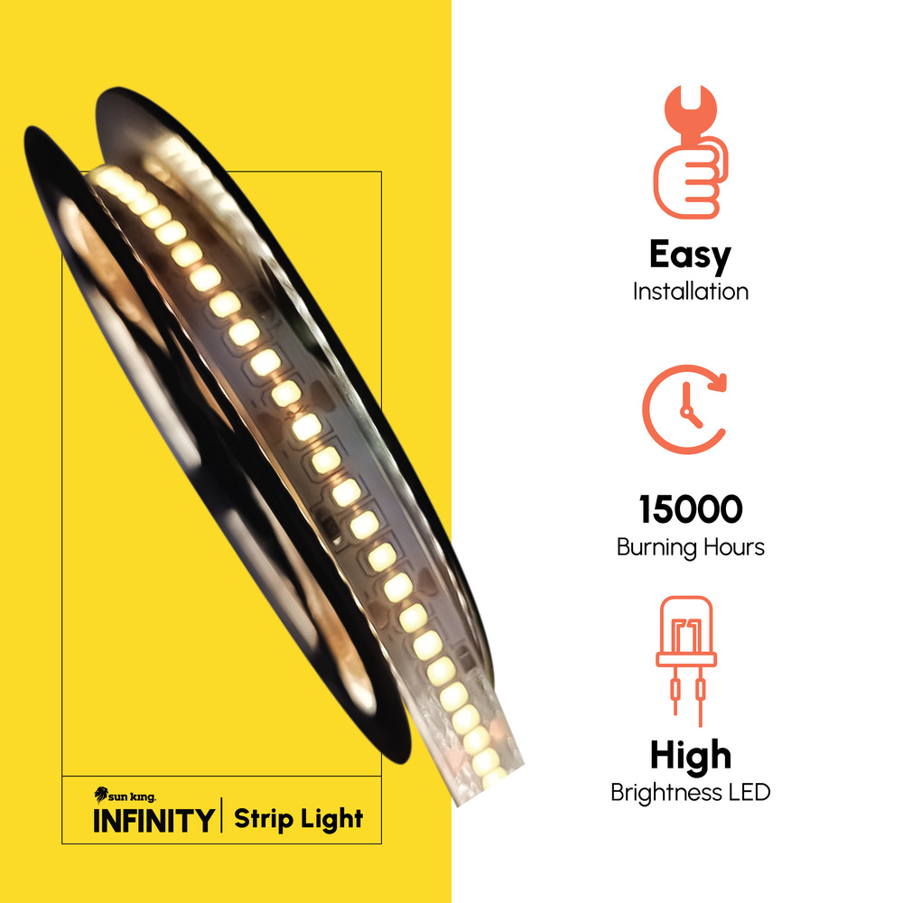 Sun King 60 LED/Metre Strip Light for Outdoor&Indoor Decoration