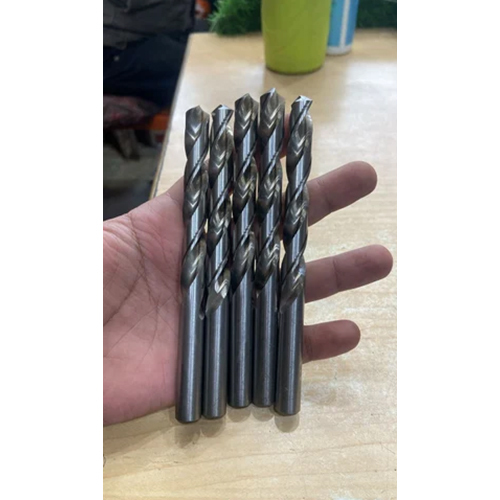 Hss Parallel Shank Drill Bits - High Speed Steel, 10mm Diameter, Silver Color , Durable & Reliable For Industrial Use