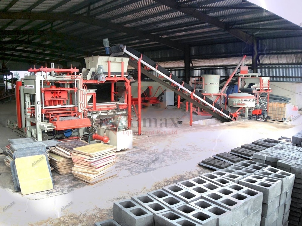 Automatic Concrete Brick And Paverblock Machine - Voltage: 220-440 Volt (V)