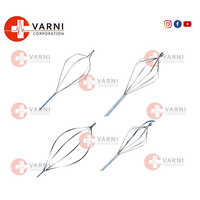 Urology Stone Retrieval Basket - Stainless Steel, Silver Color | Ideal For Hospital Use